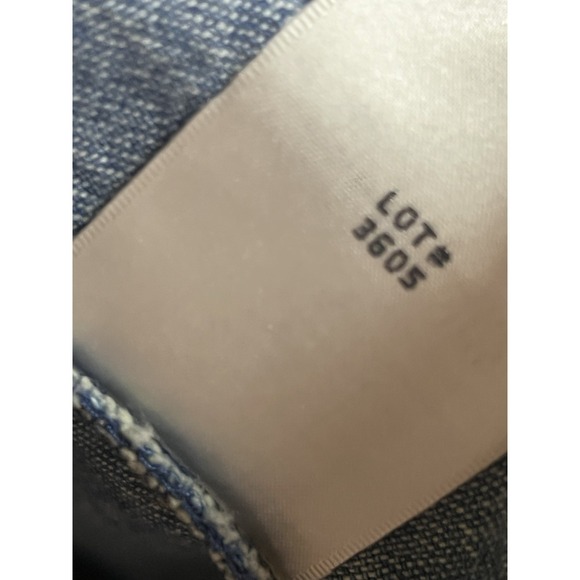 As Is-vintage Units Denim And Paisley Color block Jean Jacket 80s 90s - Picture 12 of 13